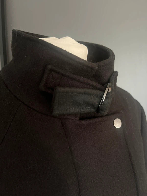 Coats | Next Outerwear | Black Wool Blend Coat| Size 12/14 | Frock 33