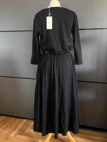 Maxi Dress | Maxi Dress | Black | With Pockets | Size 12-14