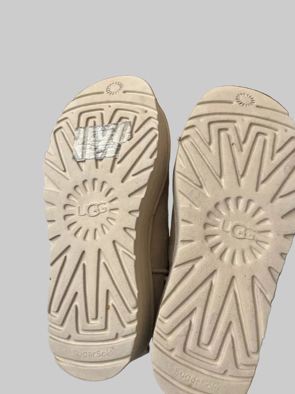 Platform Shoes | Ugg |Cream Suede | Size 5 UK |Frock 33