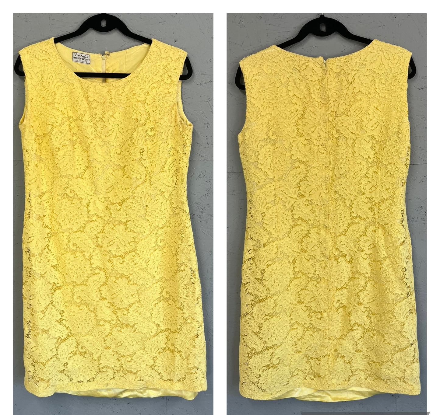 Vintage Clothing- Vintage Dress - yellow - Frock33
