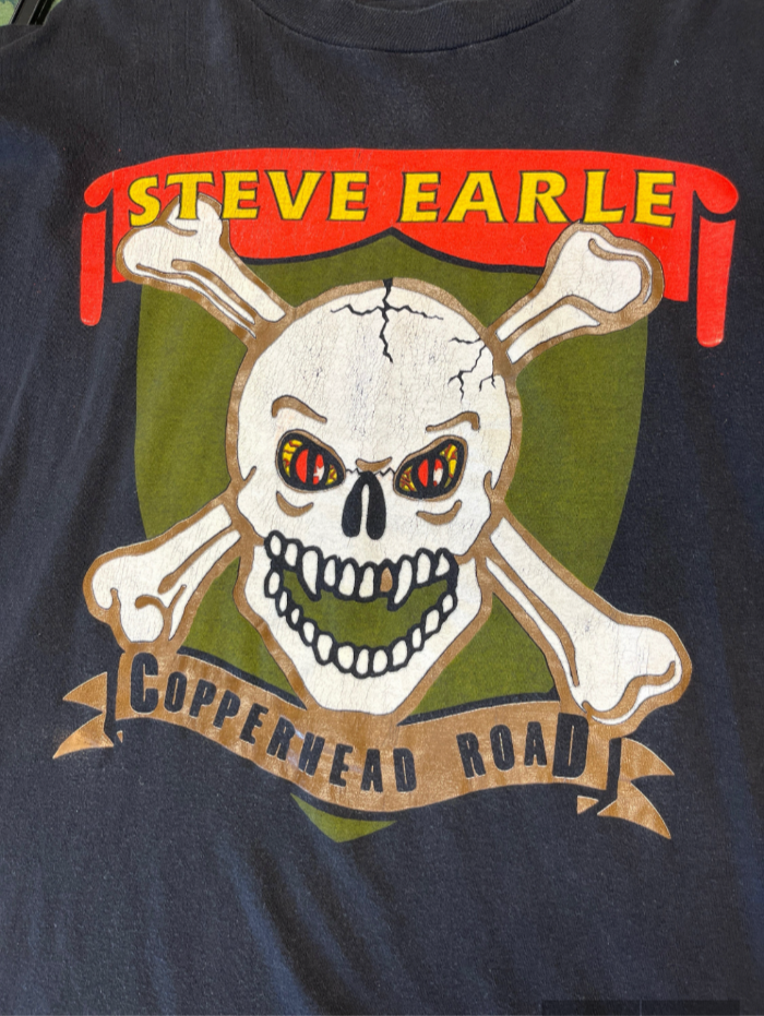 Vintage Clothing - Band Tee- Steve Earl- Tour T-shirt- Copperhead Road- Frock33