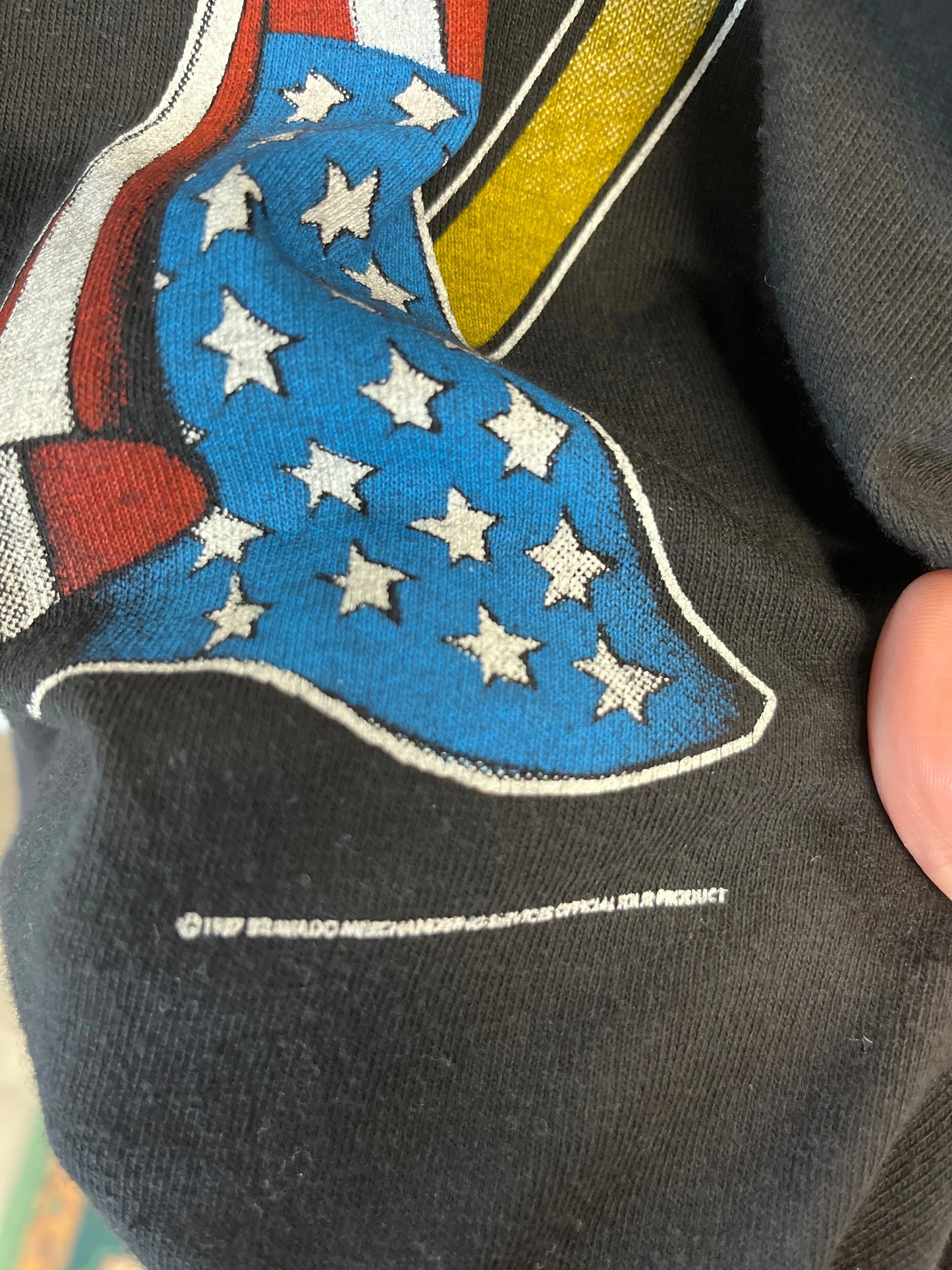 Vintage Clothing - Band Tee- Bon Jovi 1987 Tour T-shirt-Frock33