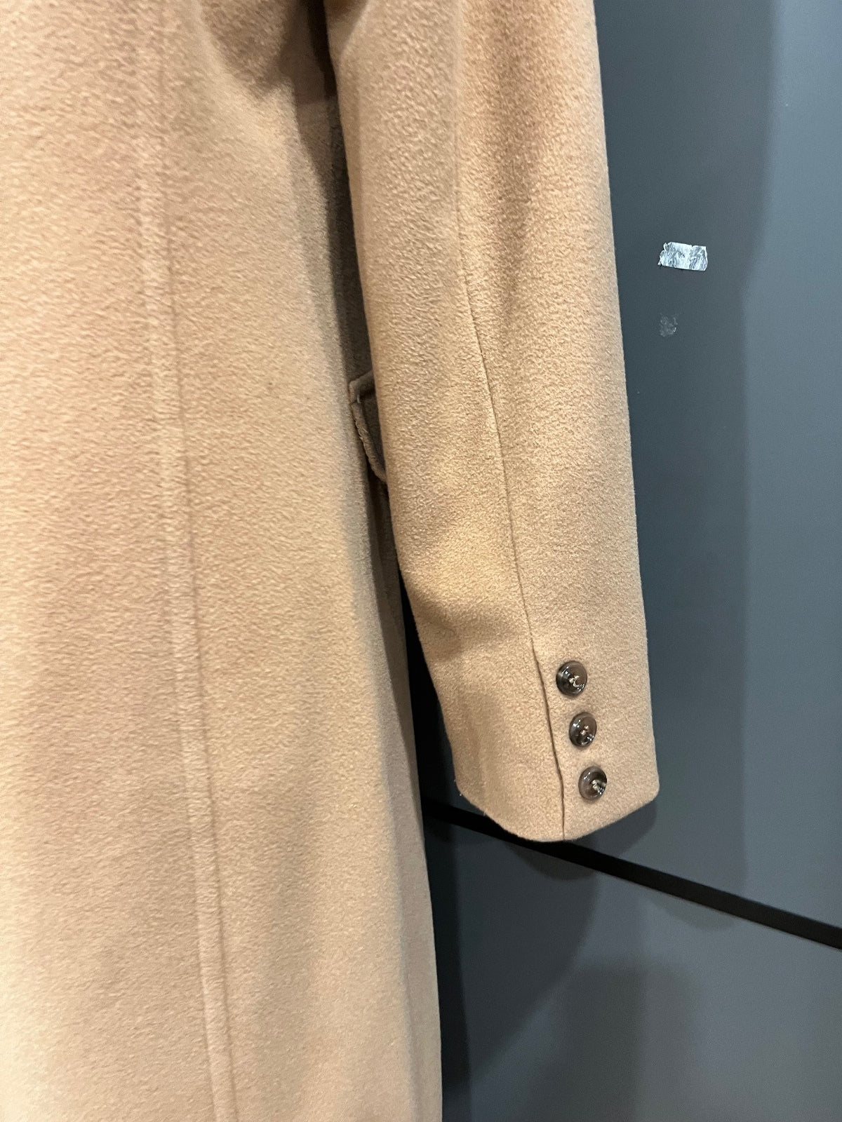 Vintage coat | Wool Blend | Tan | Full Length | size 12 | Lebek | Frock33