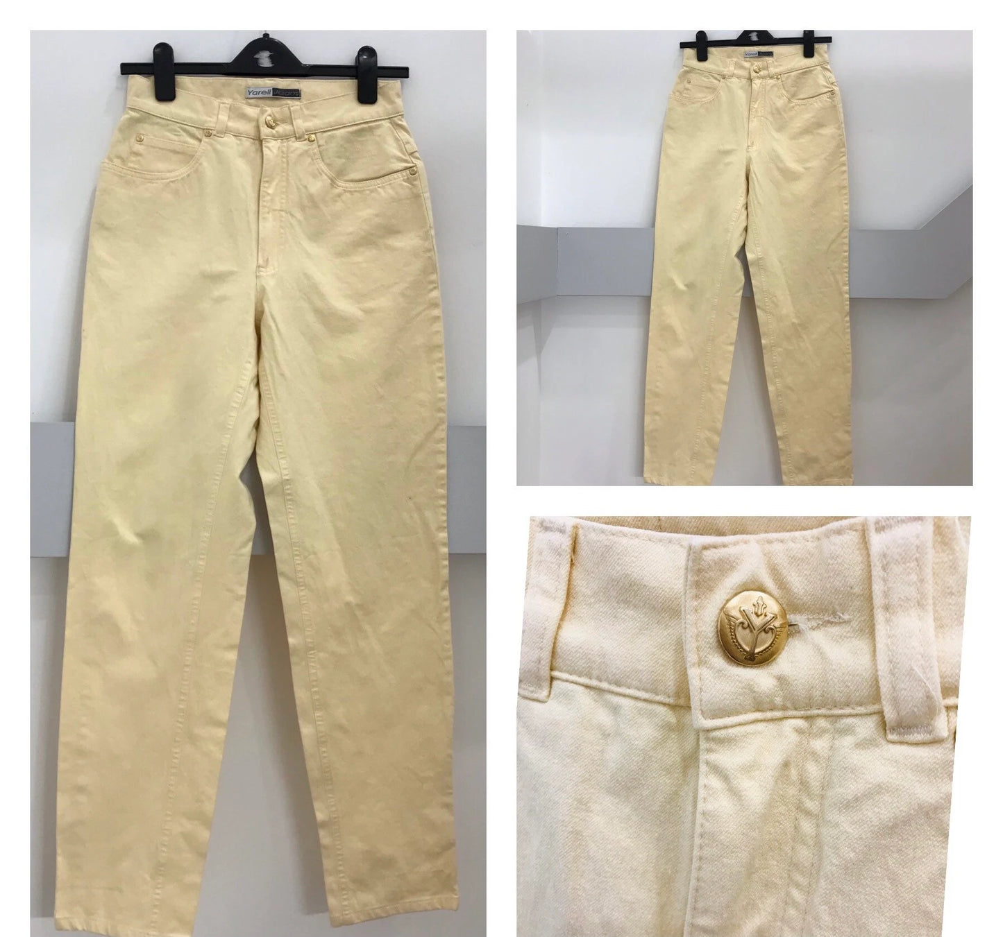 Vintage Jeans - 90s Straight Leg Jeans size 10 by Yarell- High Rise Jeans - Frock33