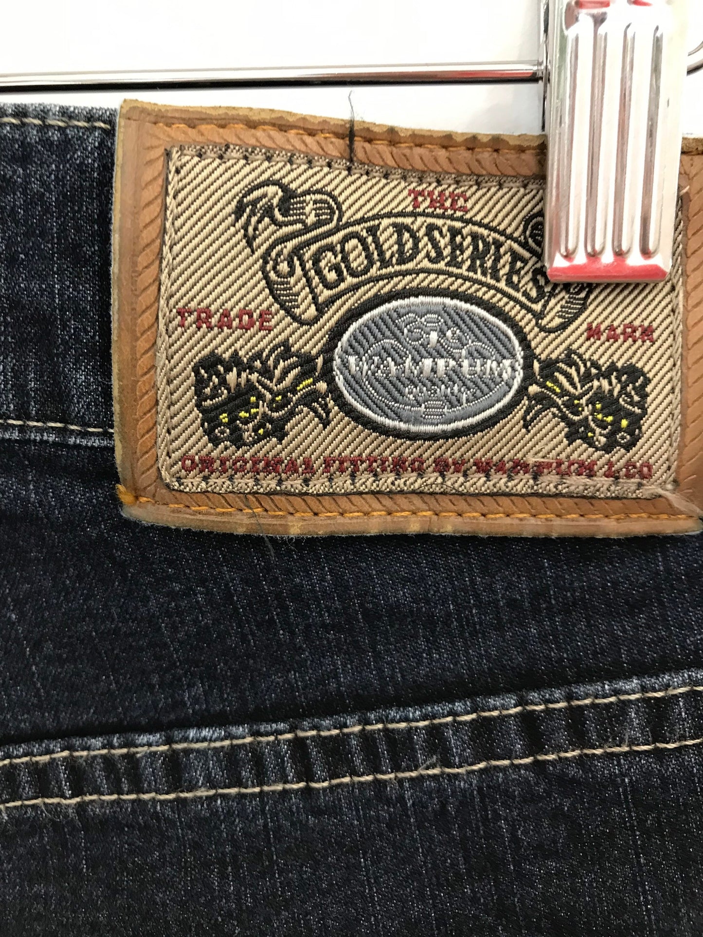 Vintage Clothing - Vintage Jeans - 1990s Bootcut Vintage Jeans - Indigo Blue - W30 L37