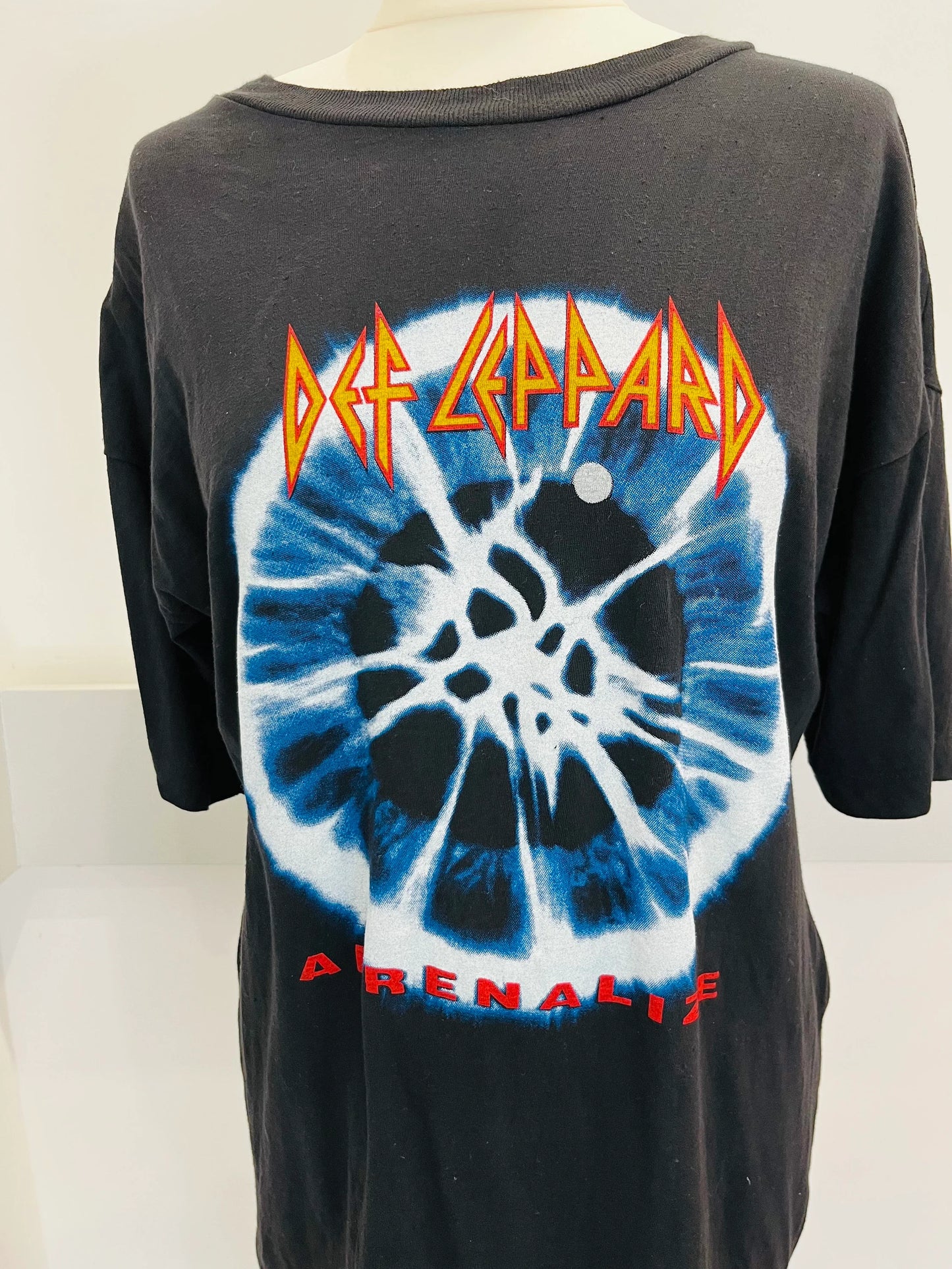 Vintage Band Tee- Def Leppard - 1990s T-Shirt - Adrenalize Tour - Frock33