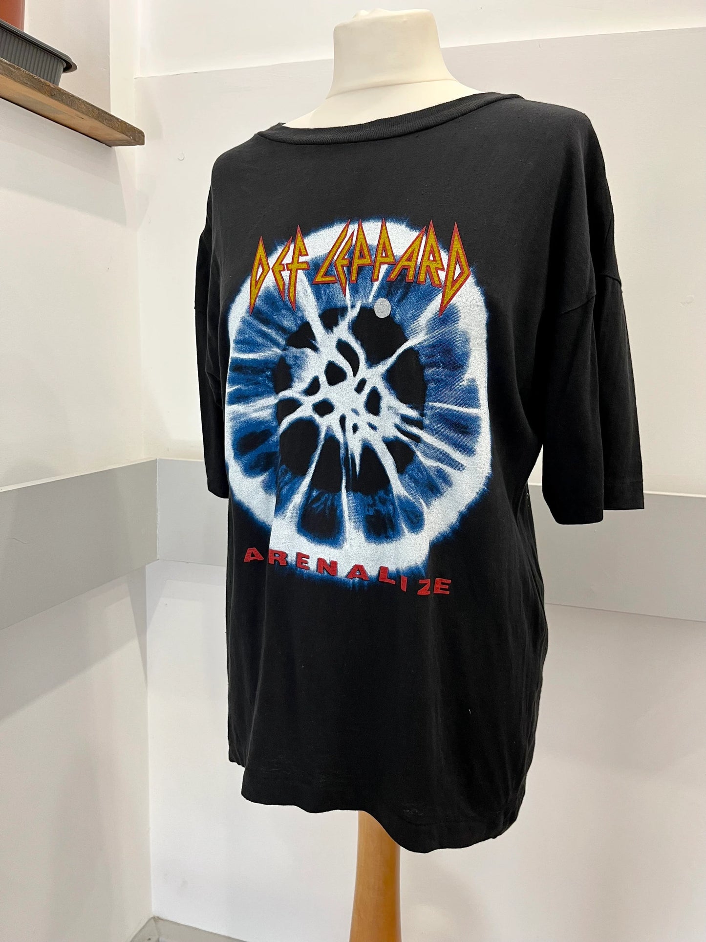 Vintage Band Tee- Def Leppard - 1990s T-Shirt - Adrenalize Tour - Frock33