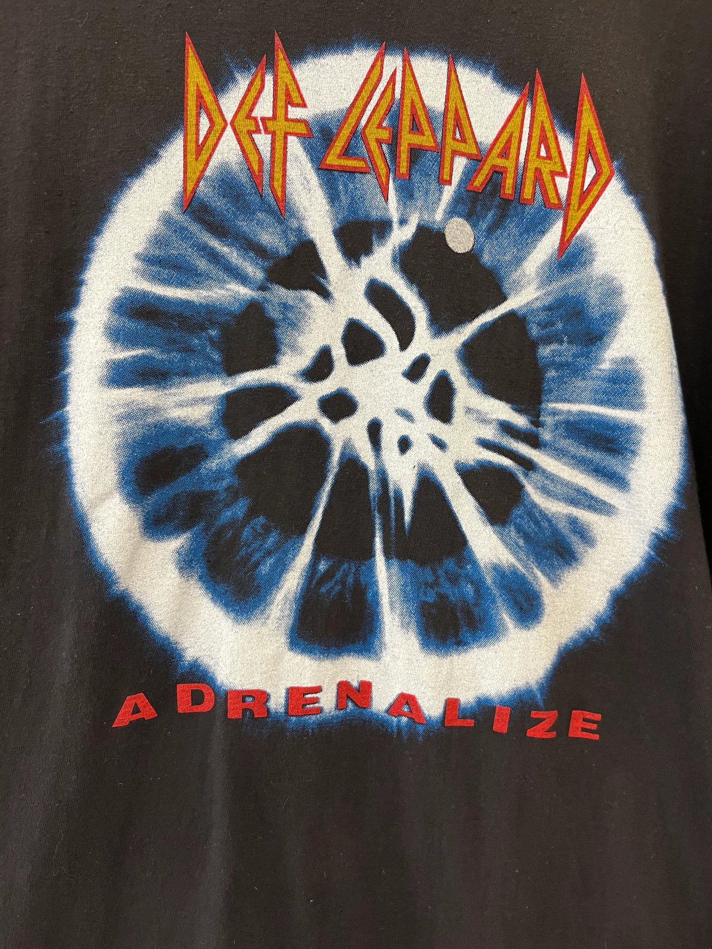 Vintage Band Tee- Def Leppard - 1990s T-Shirt - Adrenalize Tour - Frock33