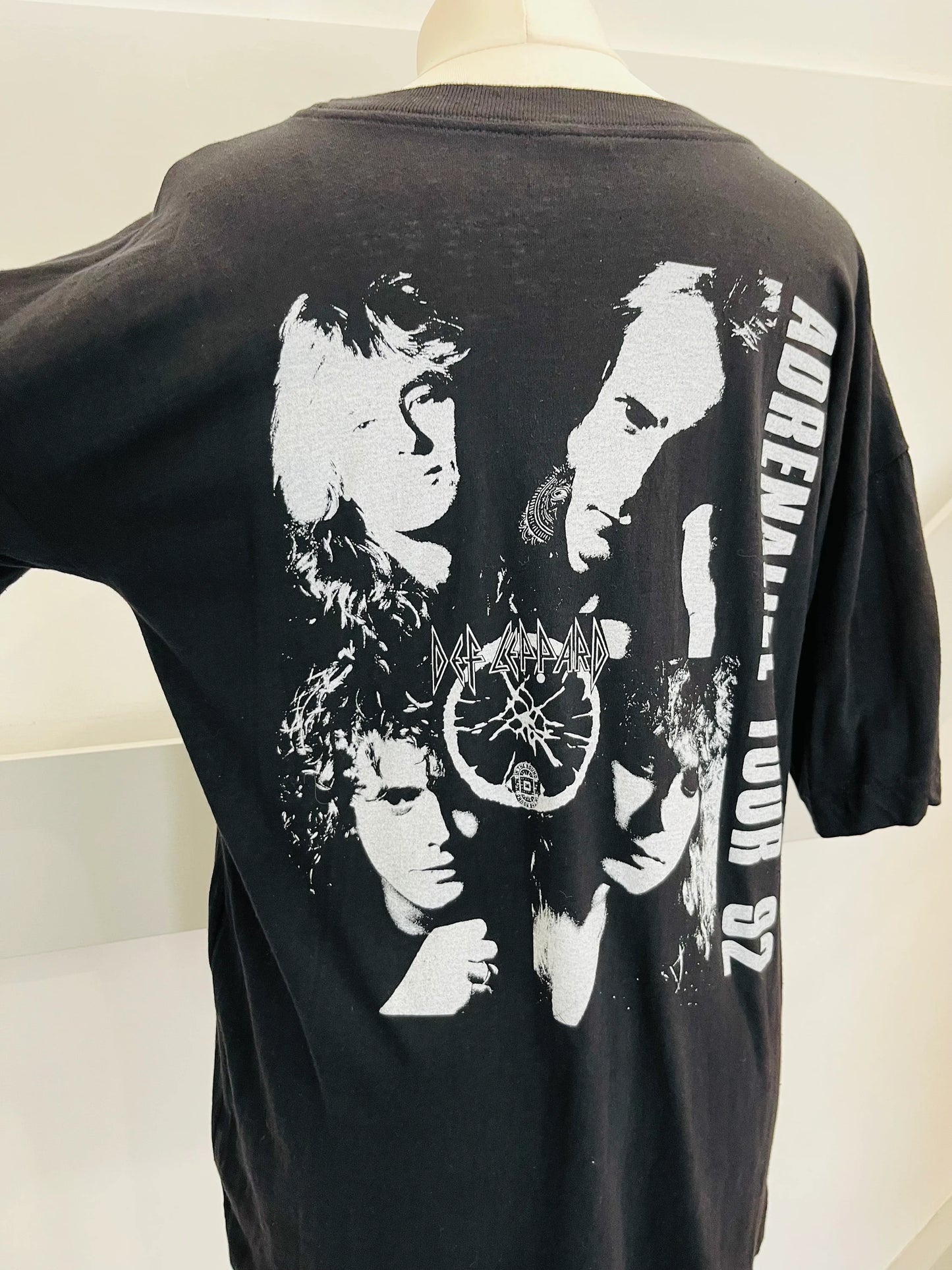 Vintage Band Tee- Def Leppard - 1990s T-Shirt - Adrenalize Tour - Frock33