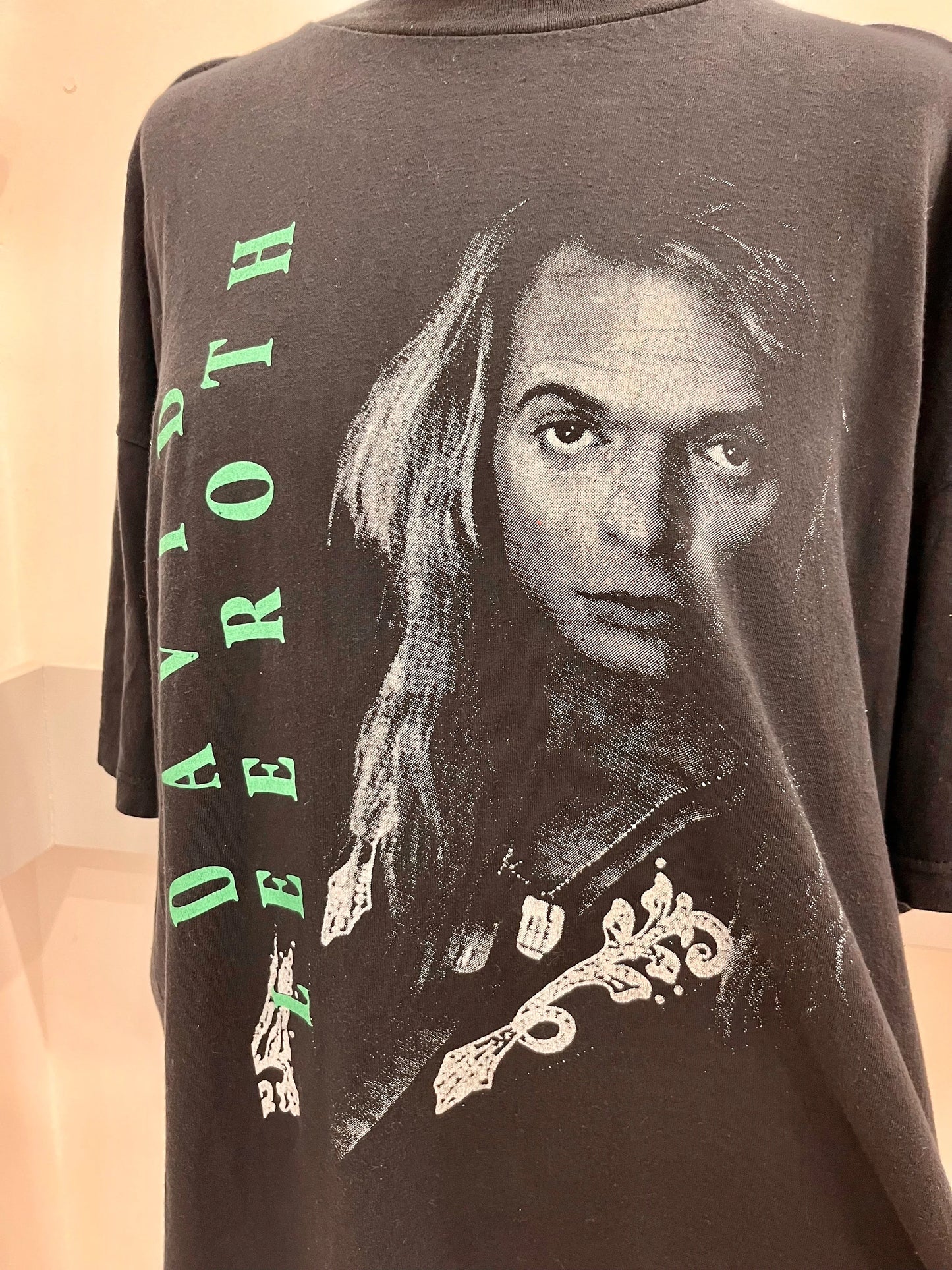 Vintage Clothing | David Lee Roth Vintage Band T-shirt | 90s music memorabilia- A Little Ain’t Enough Tour- UK and Ireland- LFrock 33