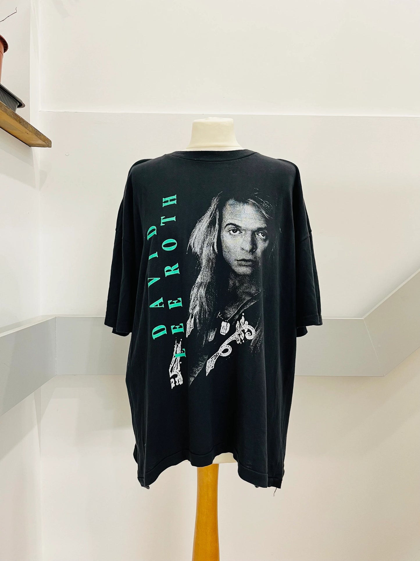 Vintage Clothing | David Lee Roth Vintage Band T-shirt | 90s music memorabilia- A Little Ain’t Enough Tour- UK and Ireland- LFrock 33