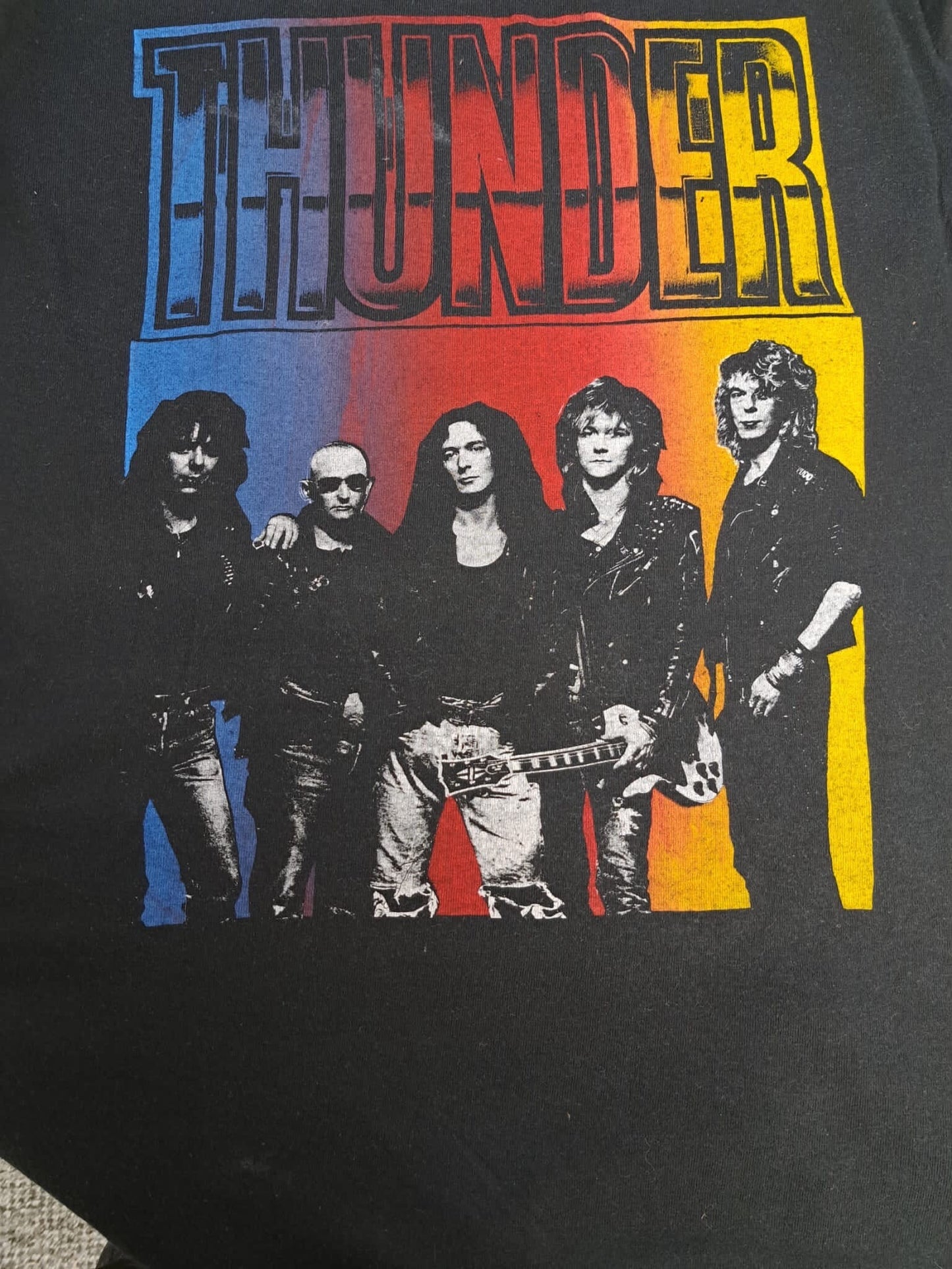 Vintage Band Tee - Thunder and No Sweat - Belfast Tour - 1990- Frock33