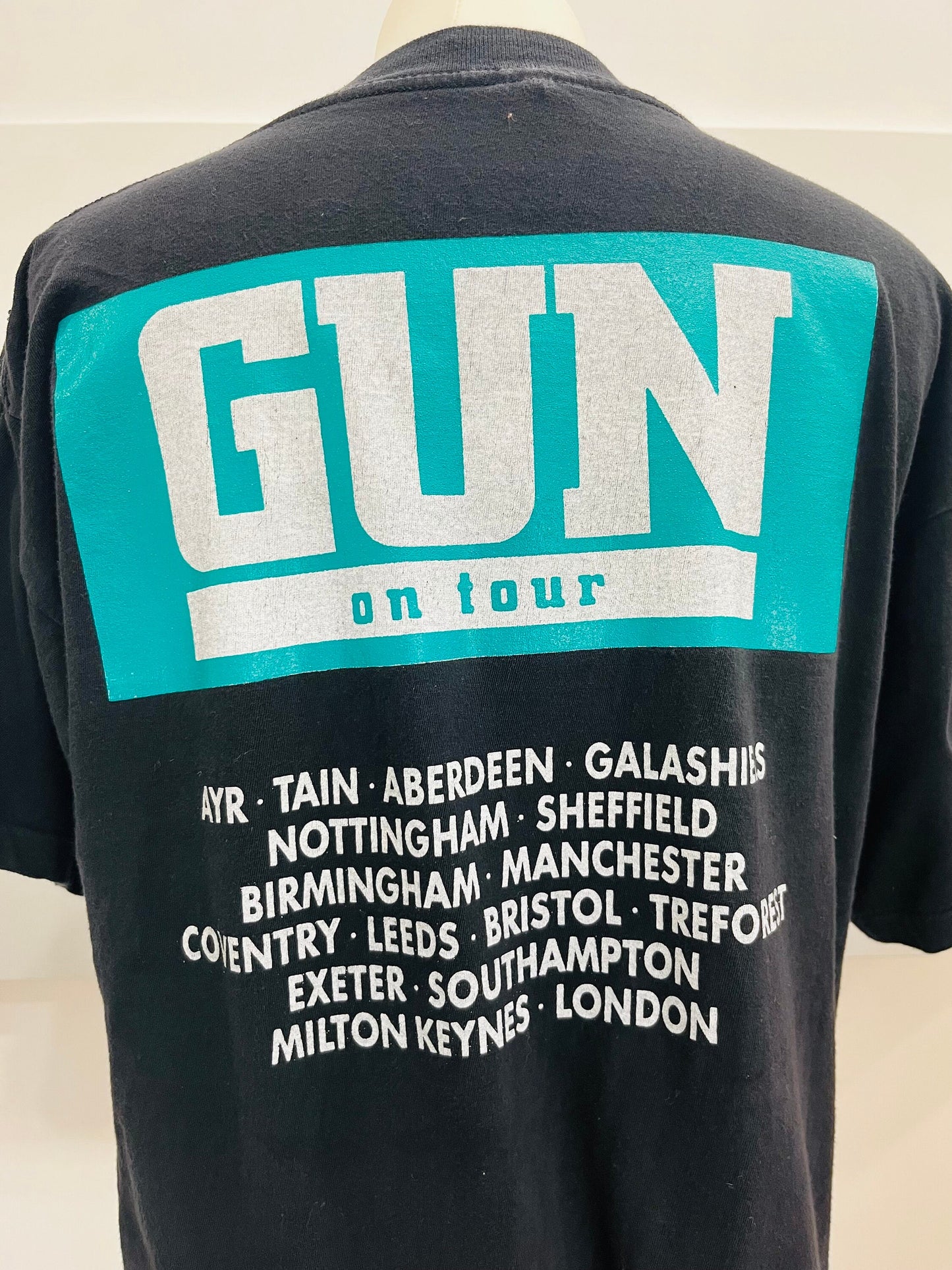 Vintage Clothing | - Vintage Band T shirt- Gun- Money- Everybody Loves Her -UK tour -1989 - Frock33