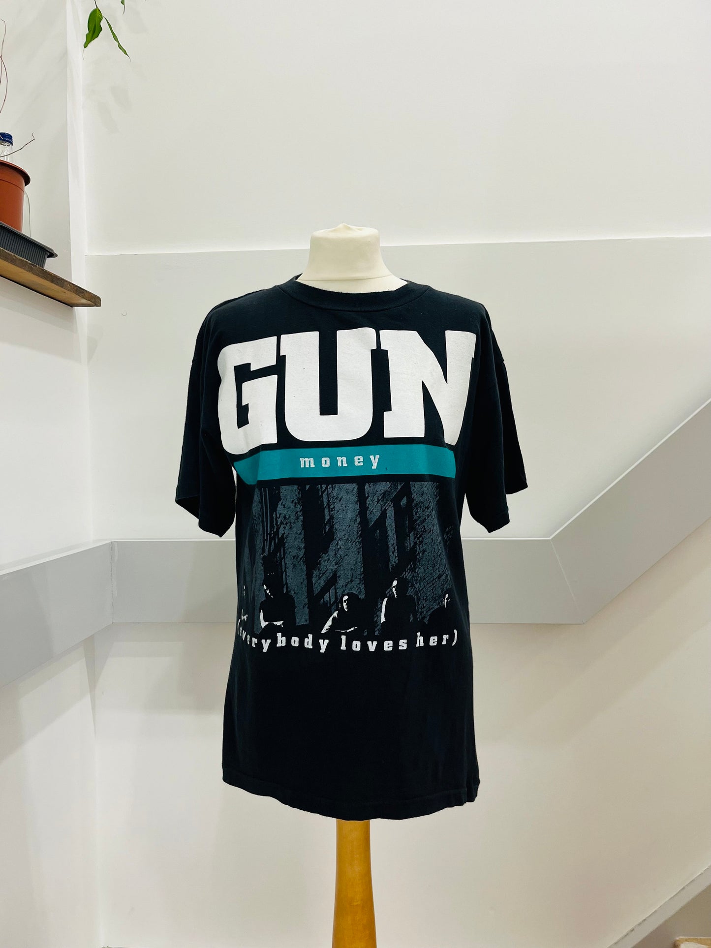 Vintage Clothing | - Vintage Band T shirt- Gun- Money- Everybody Loves Her -UK tour -1989 - Frock33