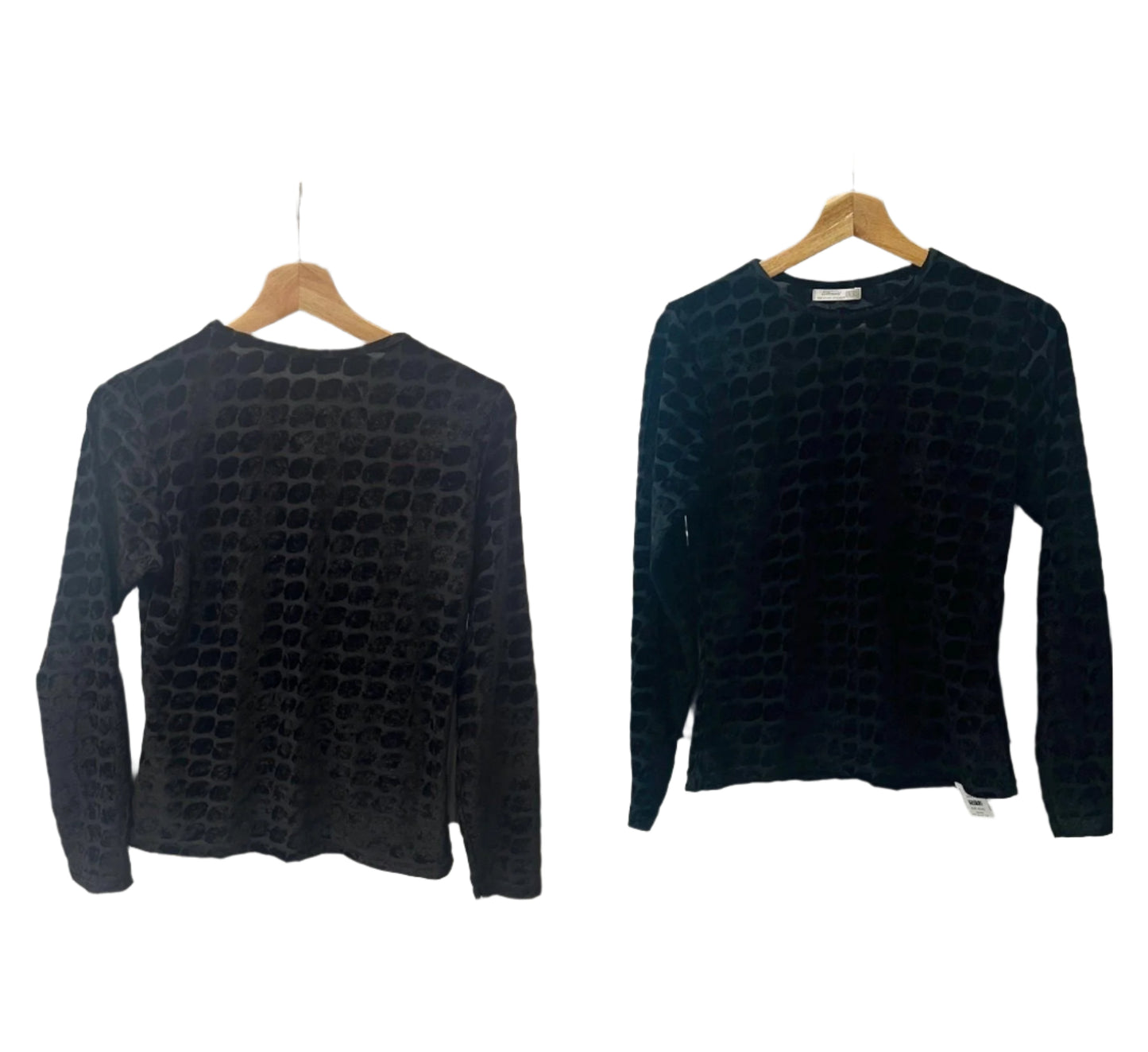 Vintage Clothing - Vintage Top - Black Y2k Top size 8-10 - Frock 33