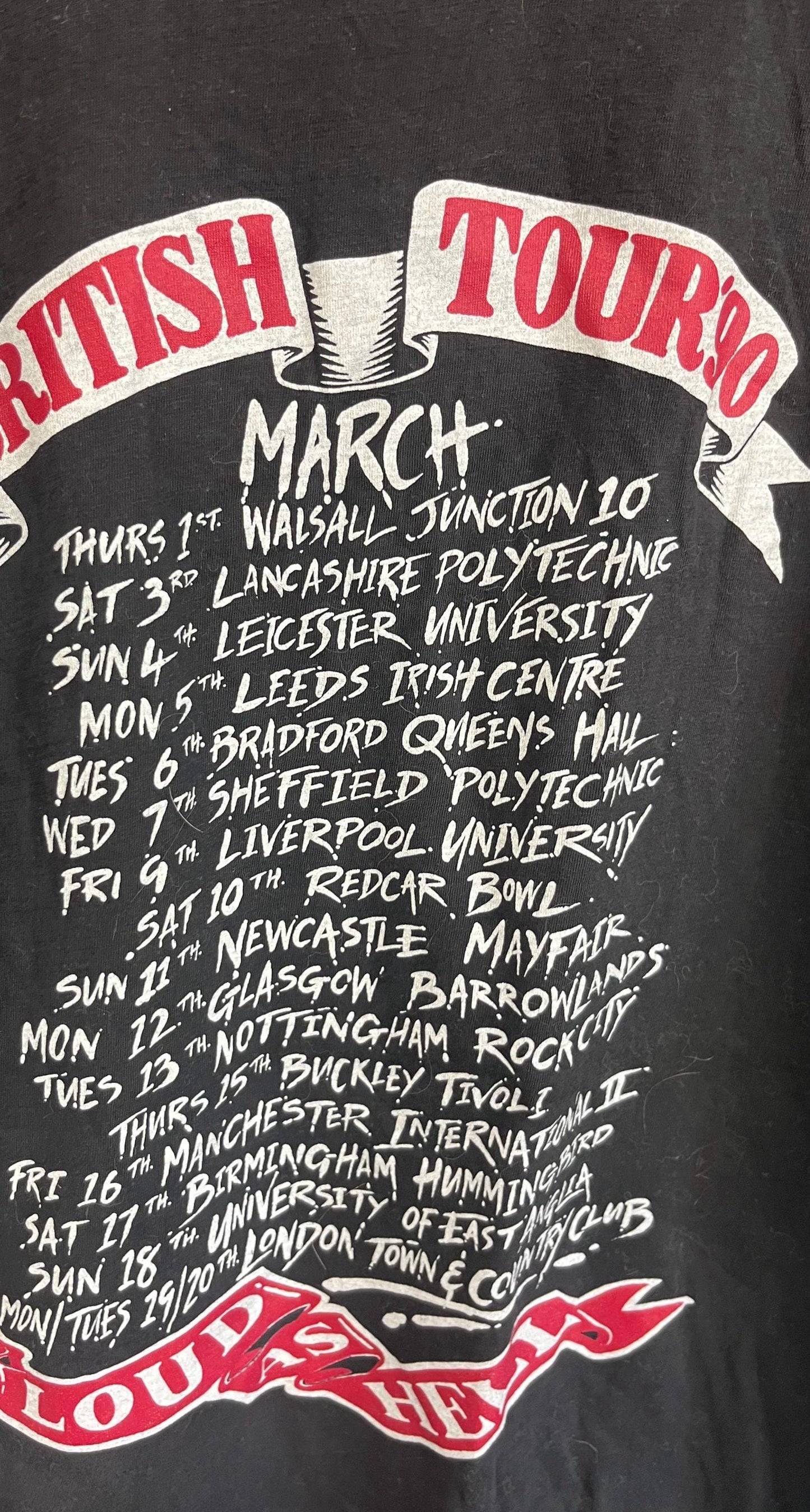 Vintage Band T-shirt- The Georgia Satellites- 1990 - Band Merchandise- The Land of Salvation and Sin Rock Tee - Frock 33