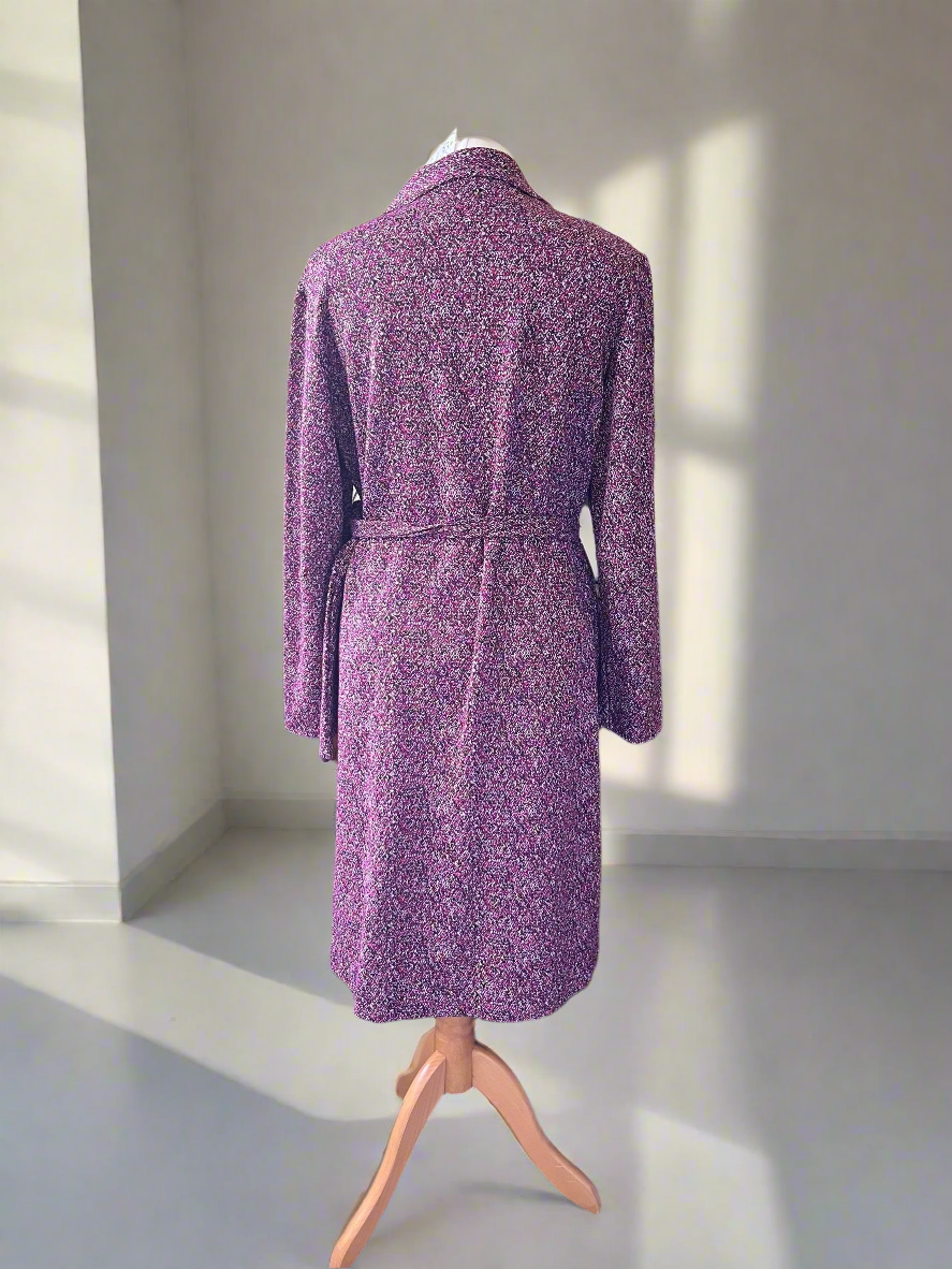 Vintage Clothing - Vintage Midi Dress 1970s - Long Sleeved - Belted Dress - Frock 33