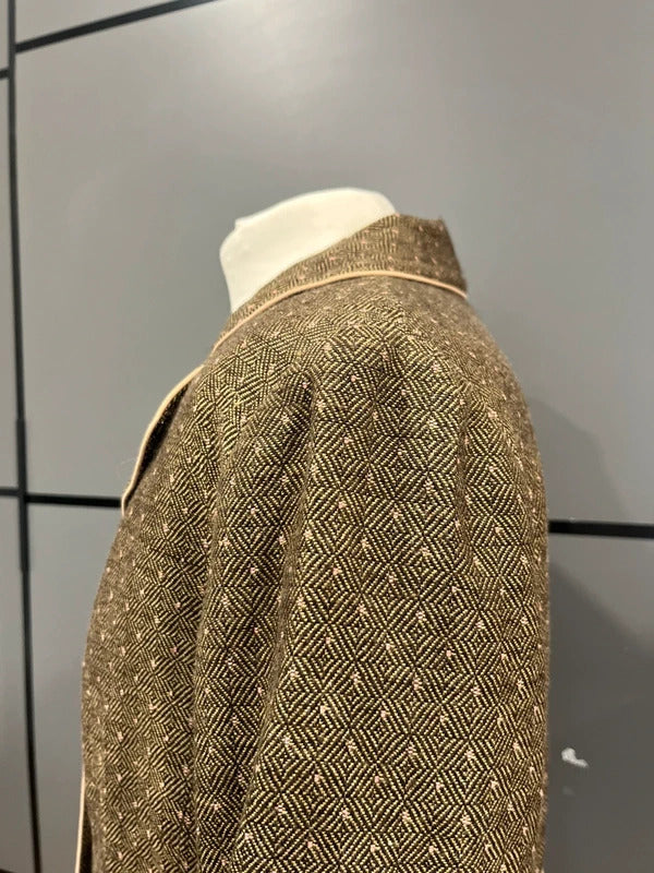 Vintage Blazer | Brown and Pink | UK Size 10