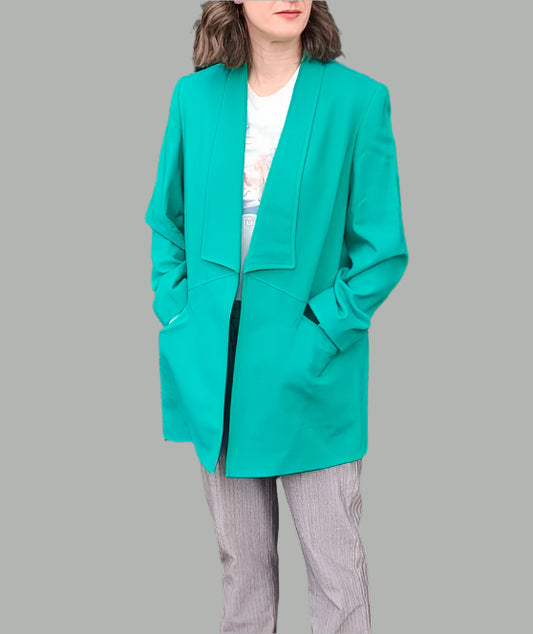 Vintage Clothing- Vintage Green Blazer- 1980s - oversized - Frock 33