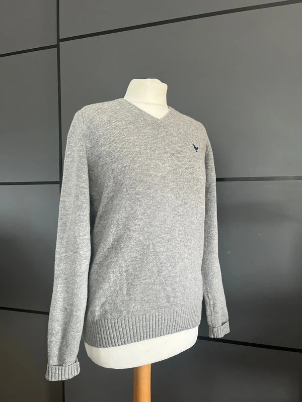 John Partridge Grey Wool Blend Jumper