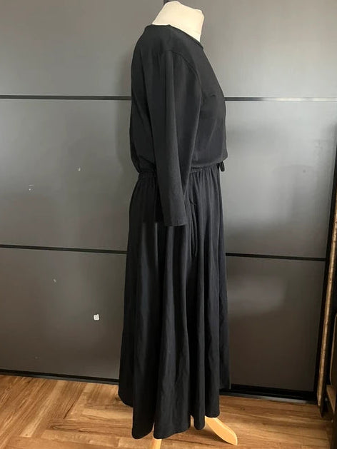 Maxi Dress | Maxi Dress | Black | With Pockets | Size 12-14
