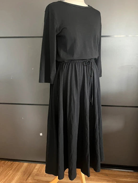 Maxi Dress | Maxi Dress | Black | With Pockets | Size 12-14