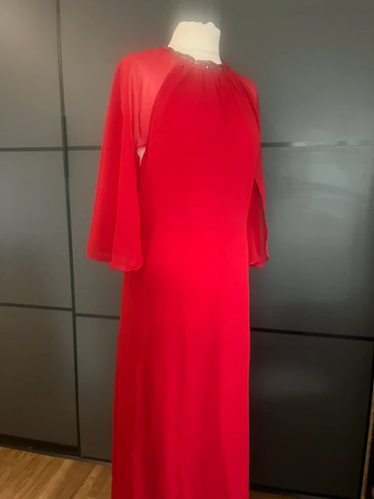 Maxi Dress | Occasion wear | Red | Wallis| Size 14 | Frock33