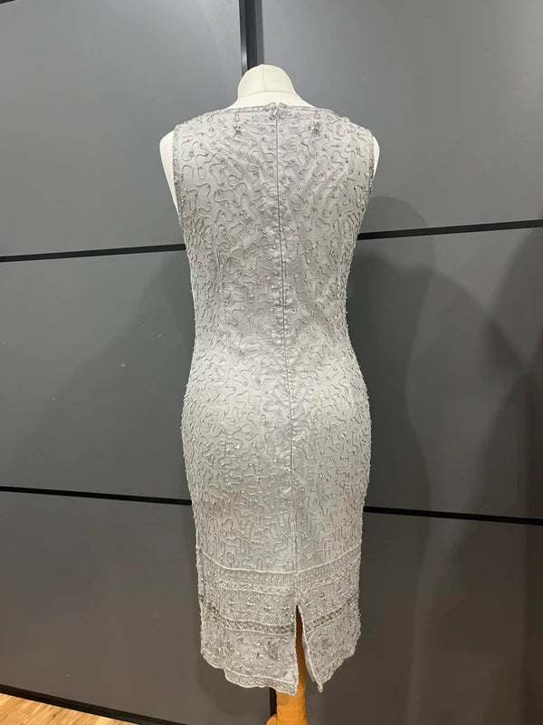 Vintage clothing | 90s Dress | Silk and Sequins | Size 8-10 | Frock33