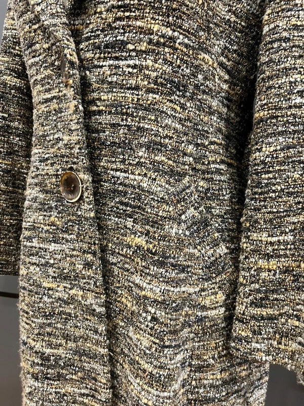 Vintage Coat | Full Length Belted | Brown and Mustard | Kate Cooper |Size 10-12 | Frock 33