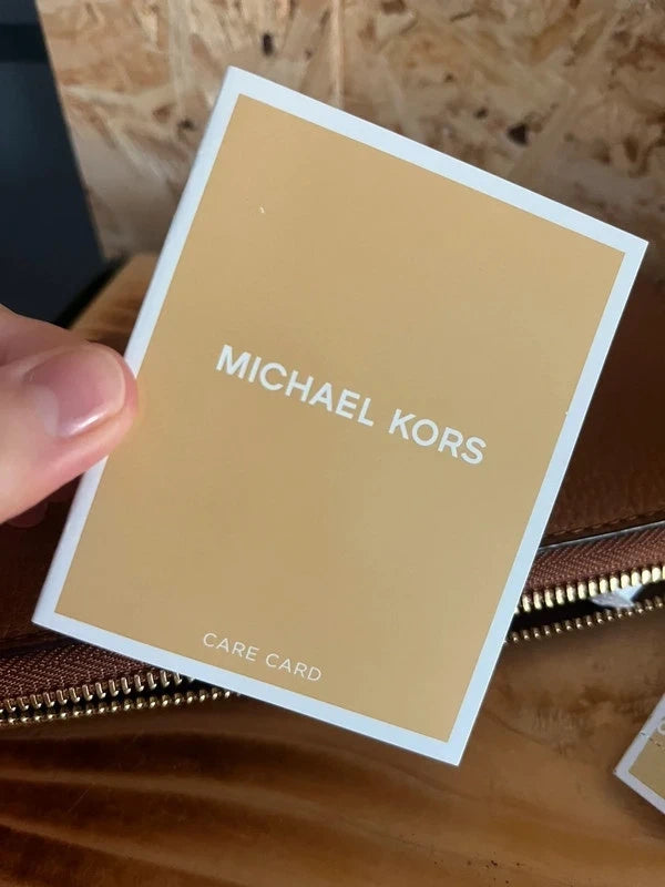 Michael Kors| Brown Pebbled Leather Zip Around Wallet Purse | 8.4” – Brand New | Frock33