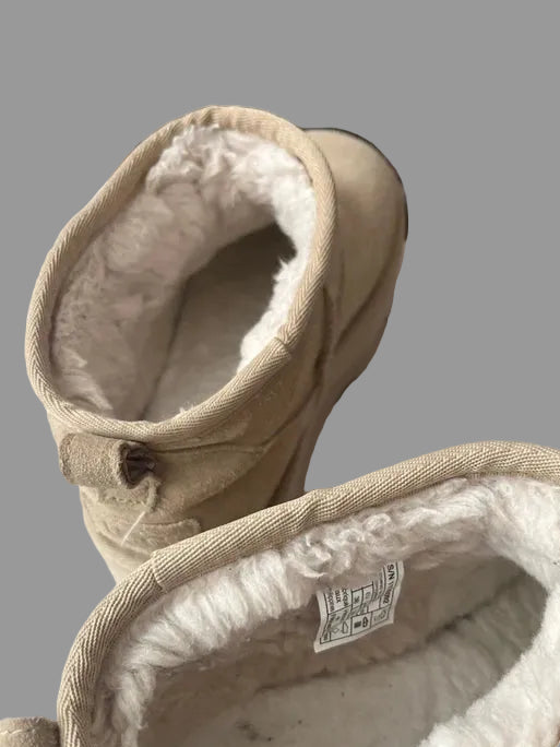 Platform Shoes | Ugg |Cream Suede | Size 5 UK |Frock 33
