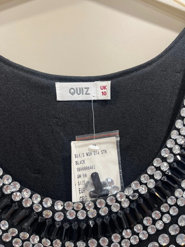 Black Cocktail Dress | Quiz | Size 10 | New with Tags | Frock33
