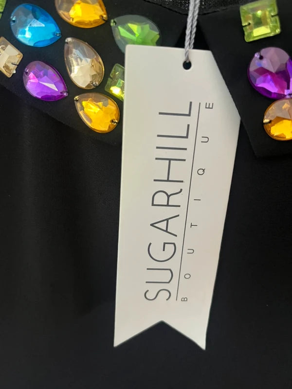Black Cocktail Dress | Sugarhill Boutique | Size 10 | New with Tags | Frock33