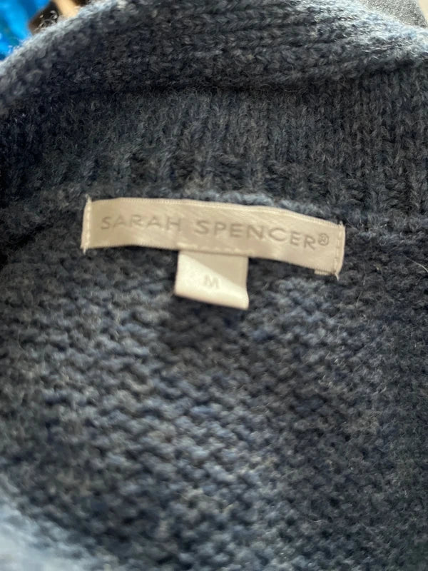 Pre-Loved Pure Wool Gilet Sweater Vest | Sarah Spencer | Soft Blue | Size M| Frock33