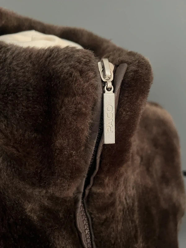 Brown Waistcoat| Faux Fur Gilet | Chocolate Brown | Paco| Size M | Frock33