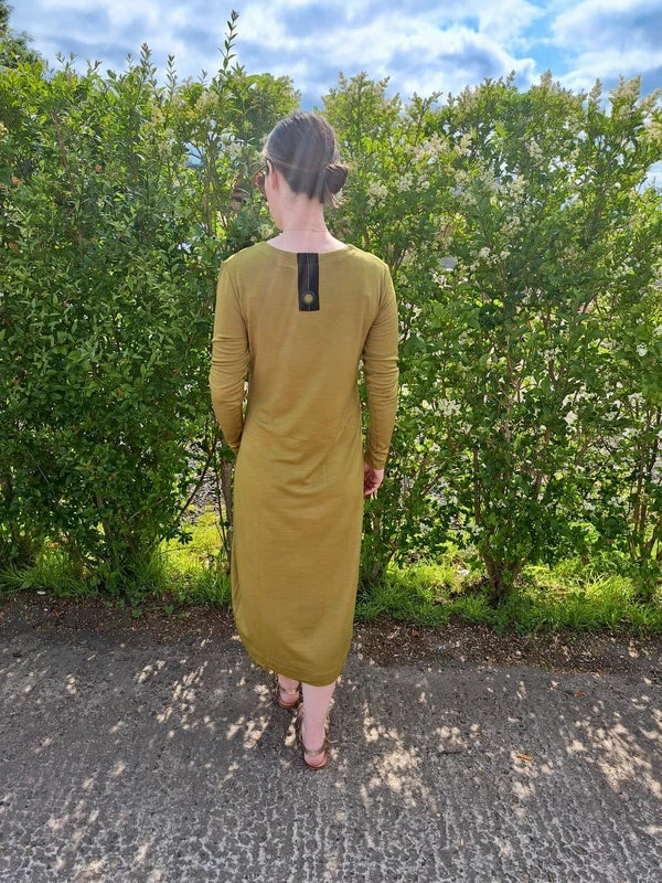 FOIL Merino Wool Oversized Dress with Pockets | Size 10–12 | Frock33