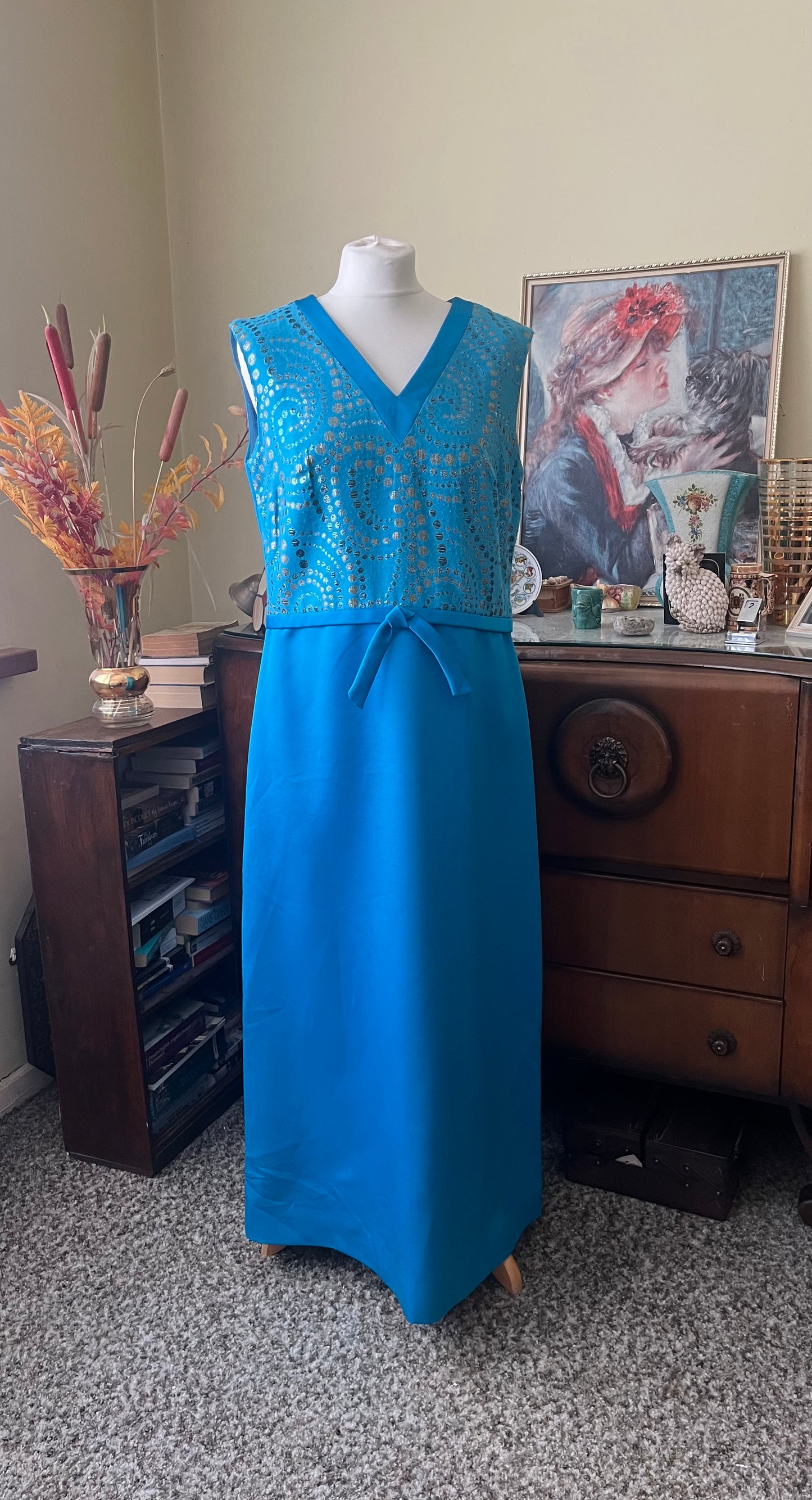 Vintage clothing- vintage dress- boho maxi 1970s - Frock33