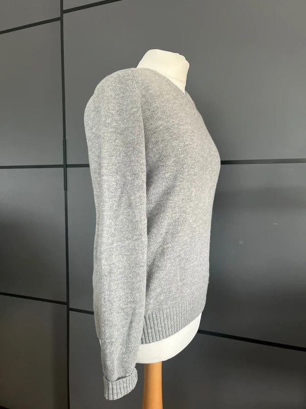 John Partridge Grey Wool Blend Jumper