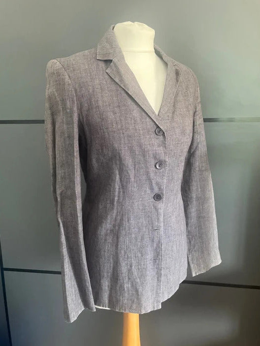 Vintage Blazer | Linen | By Yellowhammer | Size 10 | Y2K Style