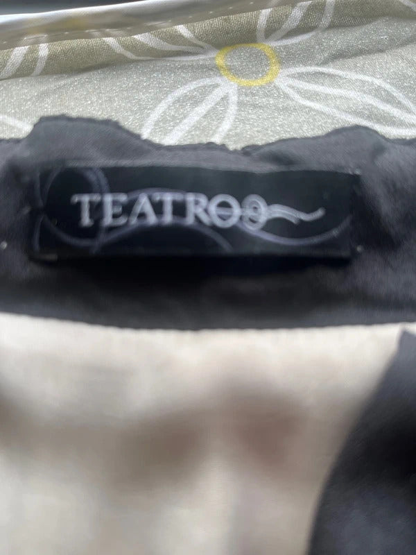 Vintage Dress| Black with Coloured Spots | Bubble Hem | Drop Waist | Teatroo