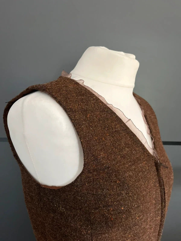 Brown Waist Coat | Irish | Brown with zip | Size 10 | Yellowhammer