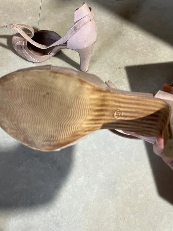 Marco Tozzi | Preloved Pink High Heel Shoes | Closed Toe | UK Size 5