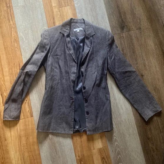Vintage Blazer | Linen | By Yellowhammer | Size 10 | Y2K Style