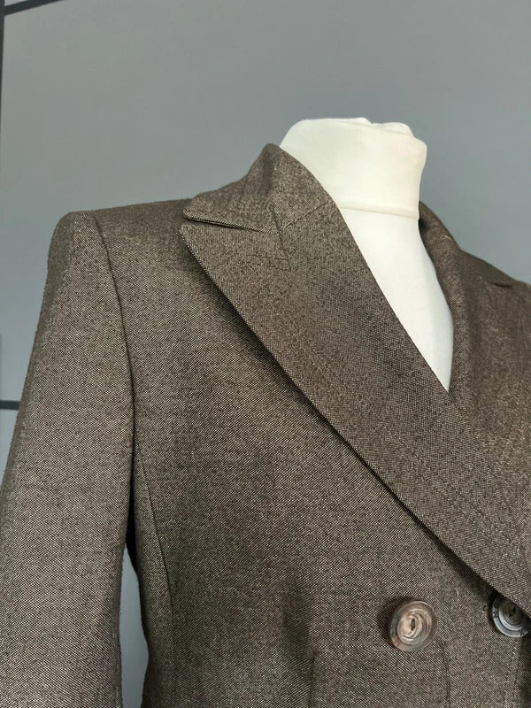 Brown blazer jacket by Mexx Smart Tailored Size 12