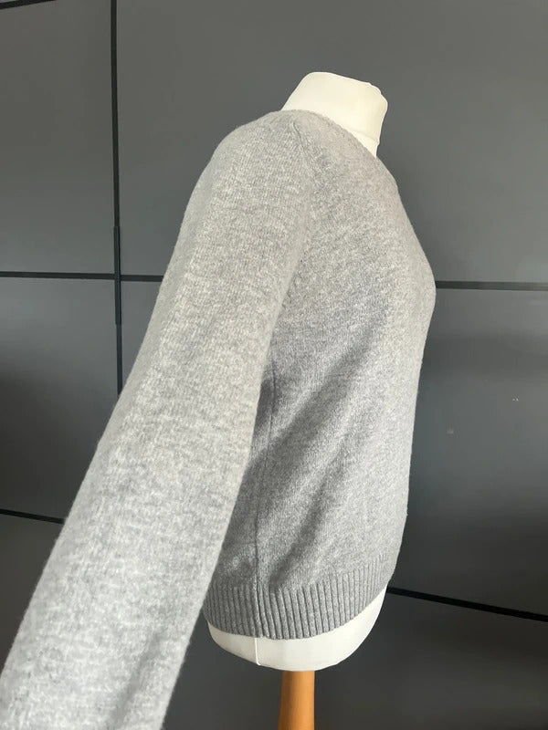 John Partridge Grey Wool Blend Jumper