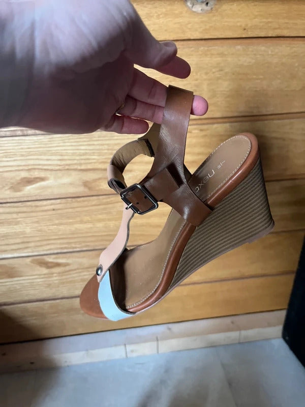 Preloved Sandels | Brown and White | By Next| UK Size 7