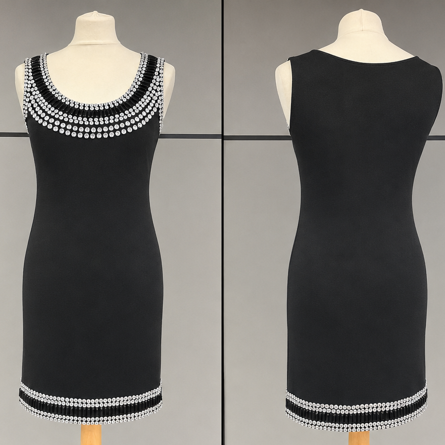 Black Cocktail Dress | Quiz | Size 10 | New with Tags | Frock33