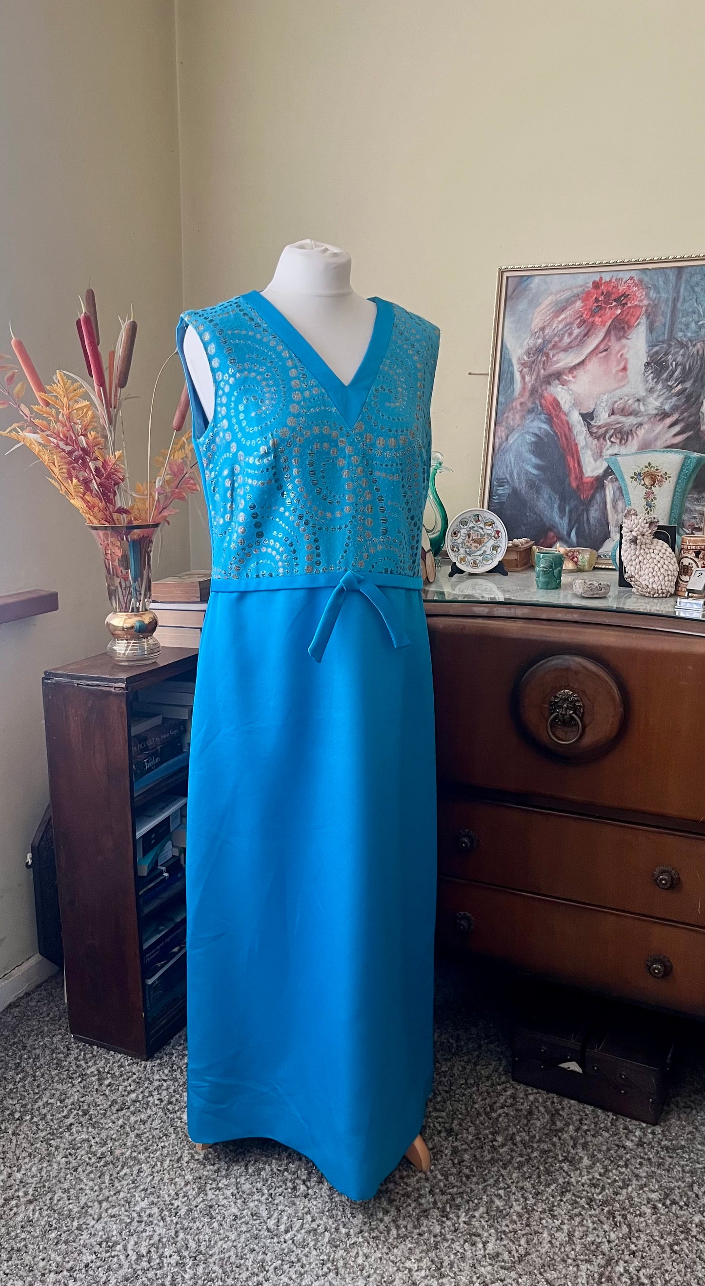 Vintage clothing- vintage dress- boho maxi 1970s - Frock33