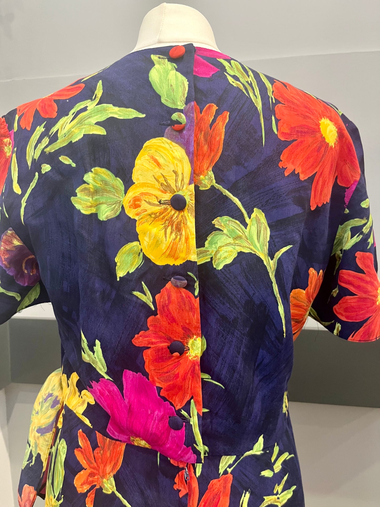 Vintage Dresses - Barry Sherrard - Midi Floral Print - Frock33