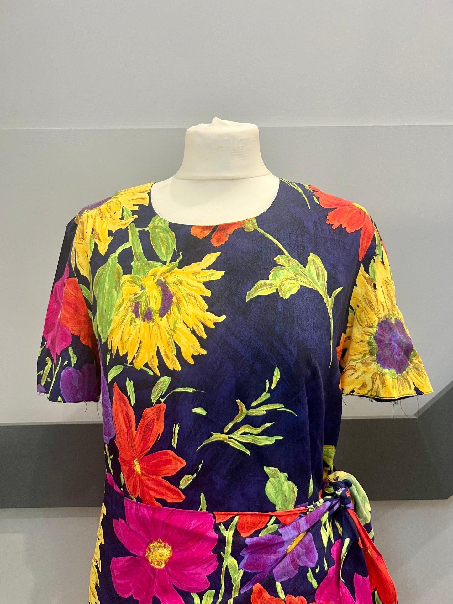 Vintage Dresses - Barry Sherrard - Midi Floral Print - Frock33